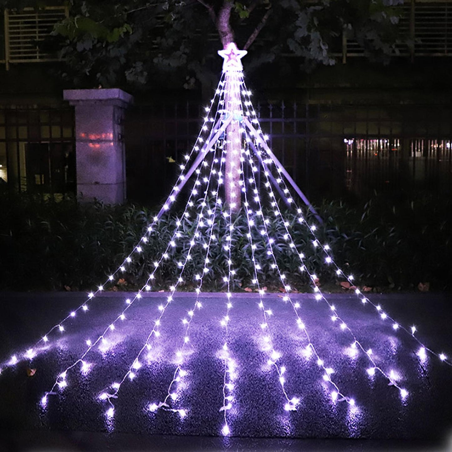 LED Christmas Star Waterfall lights