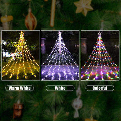 LED Christmas Star Waterfall lights